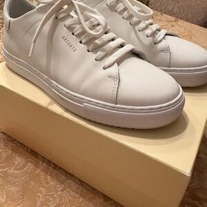 Axel Arigato Cream Leather Sneakers